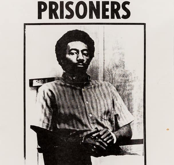 "Free All Political Prisoners" Black Panther poster for Ruchell Cinque Magee from the 1970s